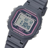 LA-20 Reloj Casio para Mujer Pulsera de Caucho Digital Illuminator