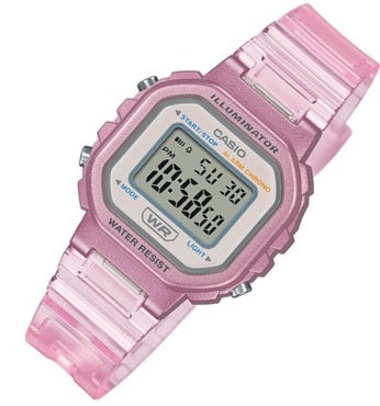 LA-20 Reloj Casio para Mujer Pulsera de Caucho Digital Illuminator