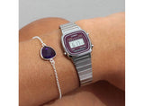 LA-670 Reloj Casio para Mujer Pulsera de Metal Digital Vintage Clásico