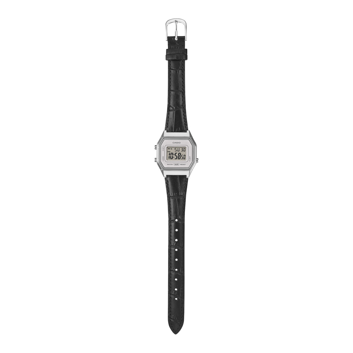 LA680WEL-1 Reloj Casio Vintage de dama banda de piel digital
