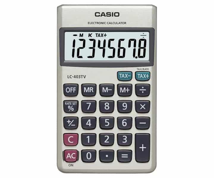 LC-403TV Calculadora de Bolsillo Casio