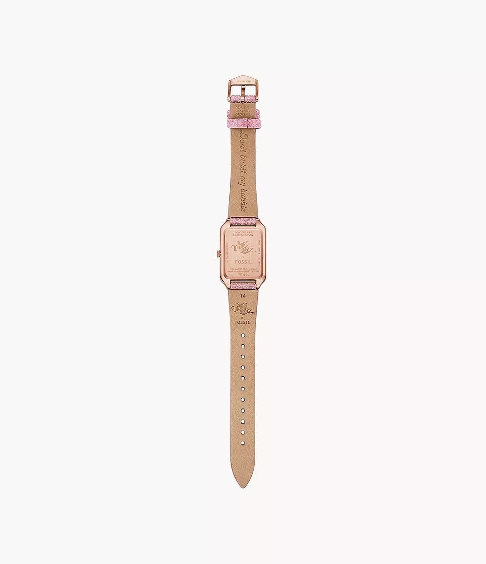 Reloj Fossil The Good Witch de El Mago de Oz de mujer pulsera de cuero