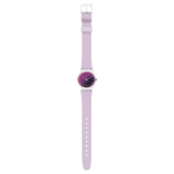LK390 Reloj Swatch Ultraviolet de mujer pulsera de caucho
