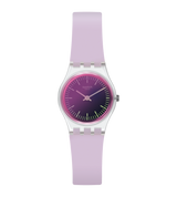 LK390 Reloj Swatch Ultraviolet de mujer pulsera de caucho