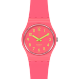 LP131C Reloj Swatch Back to Biko Roose de dama correa de resina