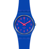 LS115C Reloj Swatch Back To Biko Bloo de dama pulsera de resina