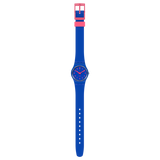 LS115C Reloj Swatch Back To Biko Bloo de dama pulsera de resina