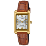 LTP-1234GLL Casio de dama pulsera de cuero
