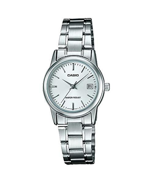 LTP-V002 Reloj Casio para Mujer Pulsera de Cuero Análogo