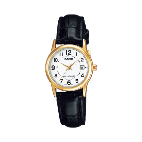 LTP-V002 Reloj Casio para Mujer Pulsera de Cuero Análogo