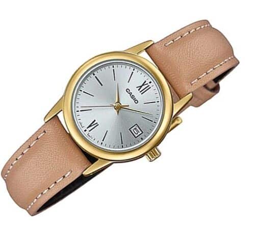 LTP-V002 Reloj Casio para Mujer Pulsera de Cuero Análogo