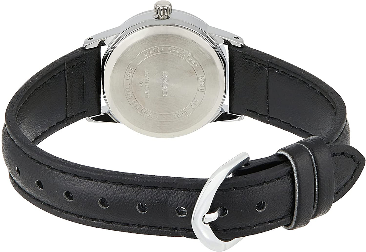 LTP-V002 Reloj Casio para Mujer Pulsera de Cuero Análogo
