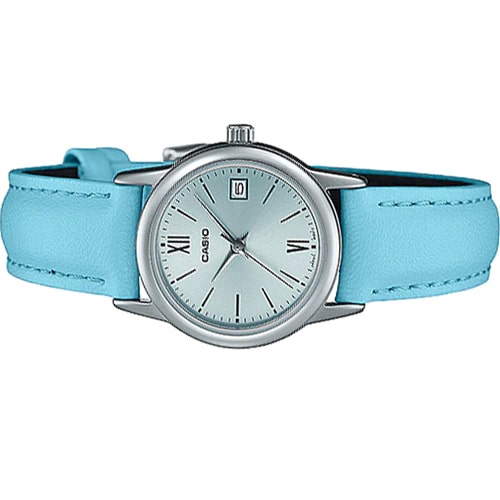 LTP-V002 Reloj Casio para Mujer Pulsera de Cuero Análogo