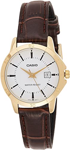 LTP-V004 Reloj Casio para Dama Pulsera de Piel Análogo