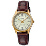 LTP-V005 Reloj Casio para Mujer Pulsera de Cuero Análogo