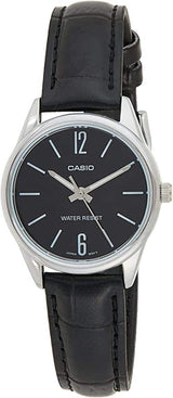 LTP-V005 Reloj Casio para Mujer Pulsera de Cuero Análogo