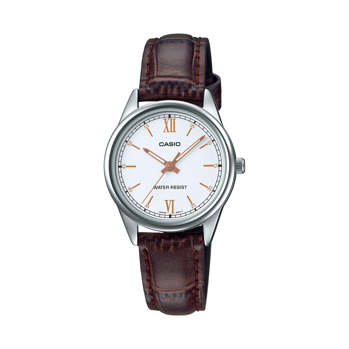 LTP-V005 Reloj Casio para Mujer Pulsera de Cuero Análogo