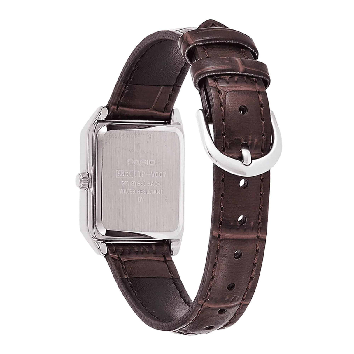 LTP-V007 Reloj Casio para Mujer Pulsera de Cuero Análogo