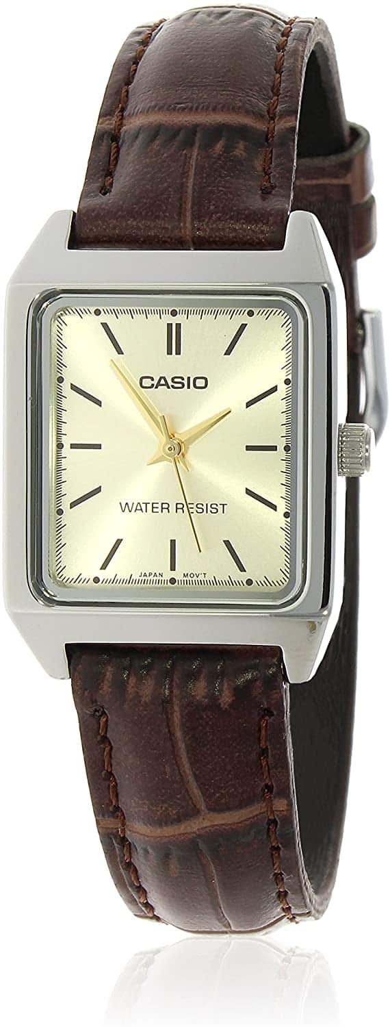 LTP-V007 Reloj Casio para Mujer Pulsera de Cuero Análogo