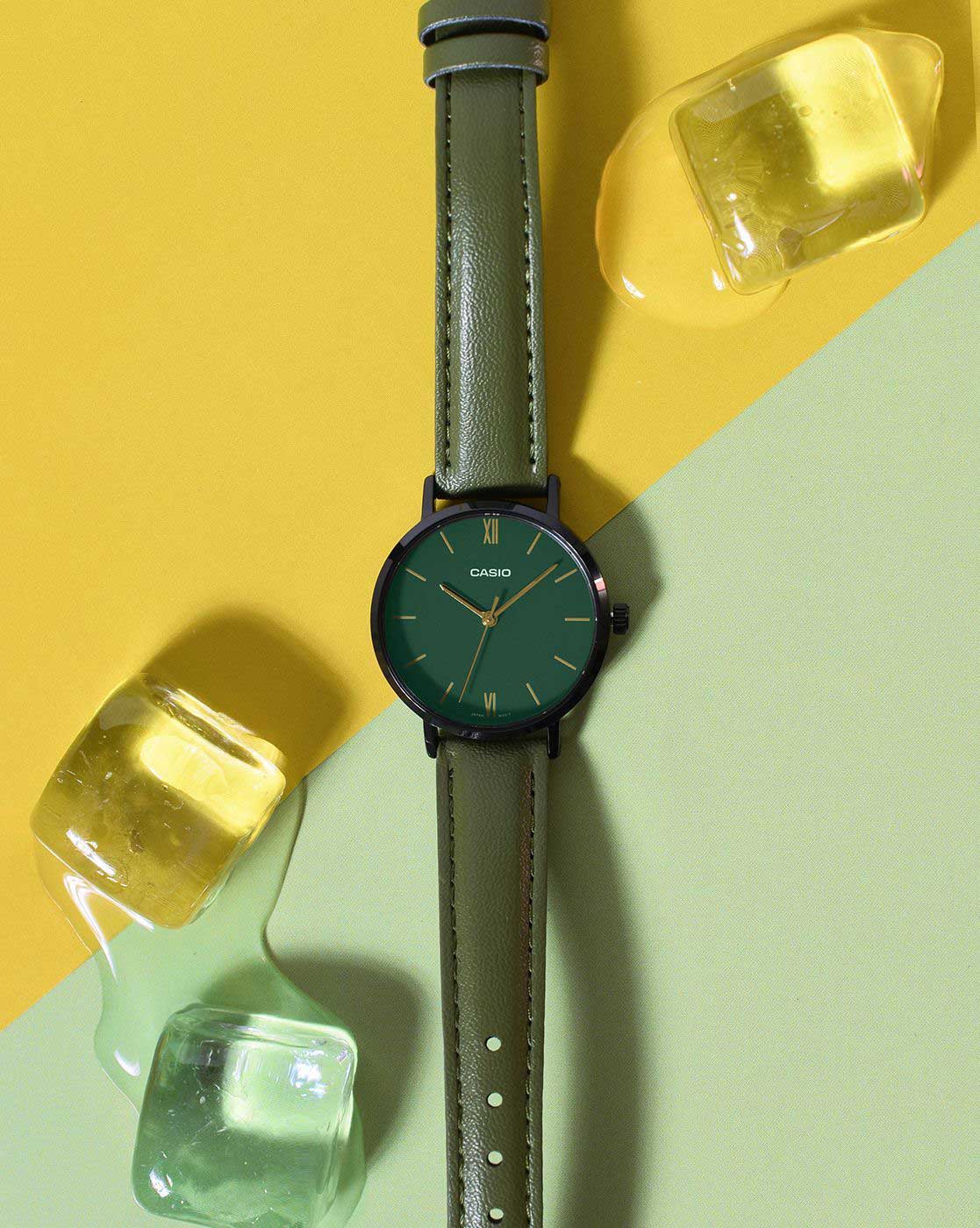 LTP-VT02 Reloj Casio para Mujer Pulsera de Piel Análogo