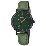 LTP-VT02 Reloj Casio para Mujer Pulsera de Piel Análogo