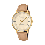 LTP-VT03 Reloj Casio para dama pulsera de cuero