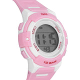 M185J QQ Reloj Digital de Caucho Color Rosado para Niños