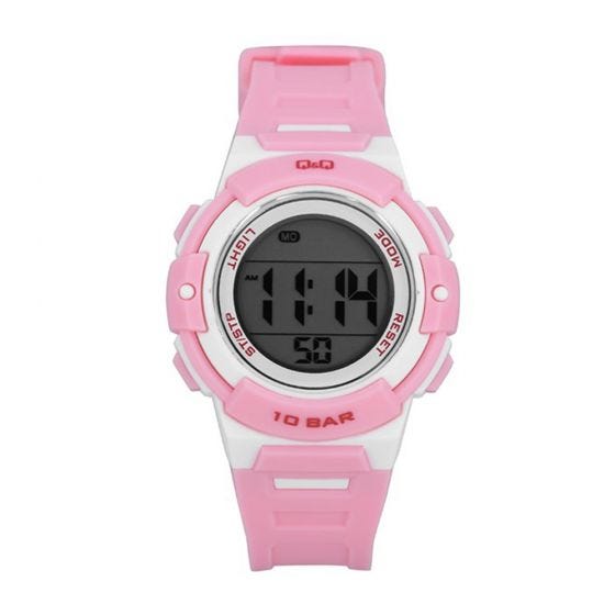 M185J QQ Reloj Digital de Caucho Color Rosado para Niños