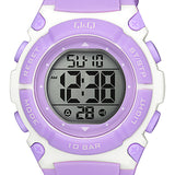 M187J QQ Reloj Digital de Resina Color Rosado para Señorita