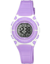 M187J QQ Reloj Digital de Resina Color Rosado para Señorita