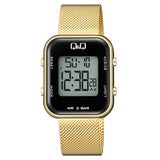 M207J QQ Reloj Digital Mesh Color Rosado para Señorita