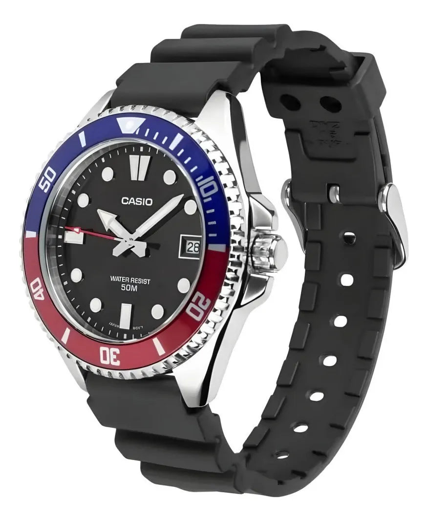 MDV-10 Reloj Casio para Hombre Pulsera de Caucho Análogo