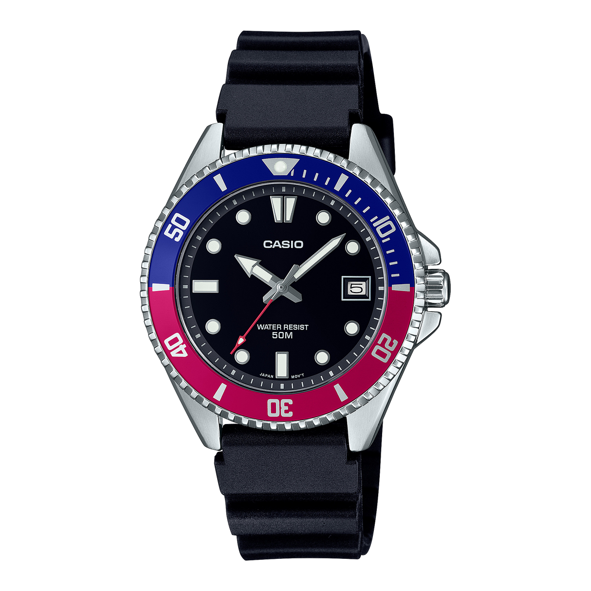 MDV-10 Reloj Casio para Hombre Pulsera de Caucho Análogo