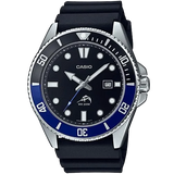 MDV-106 Reloj Casio Marlin Duro para Hombre Pulsera de Caucho Análogo