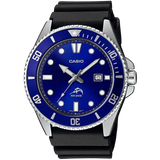MDV-106 Reloj Casio Marlin Duro para Hombre Pulsera de Caucho Análogo