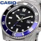 MDV-107 Casio Reloj para Hombre Pulsera de Metal Análogo