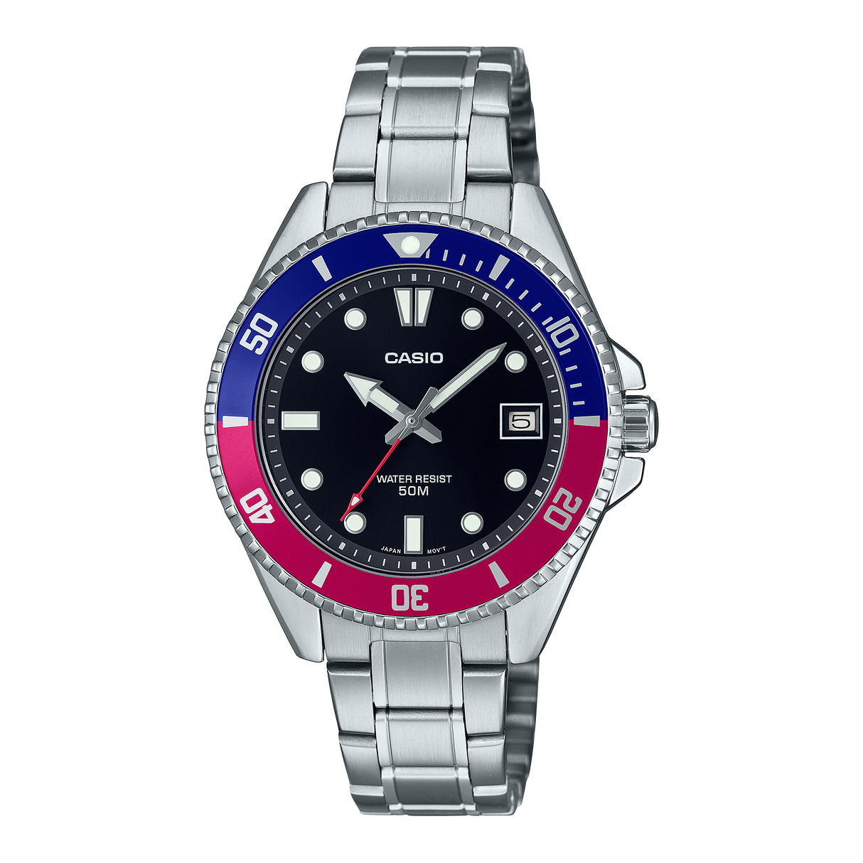MDV-10D Reloj Casio para hombre pulsera de metal