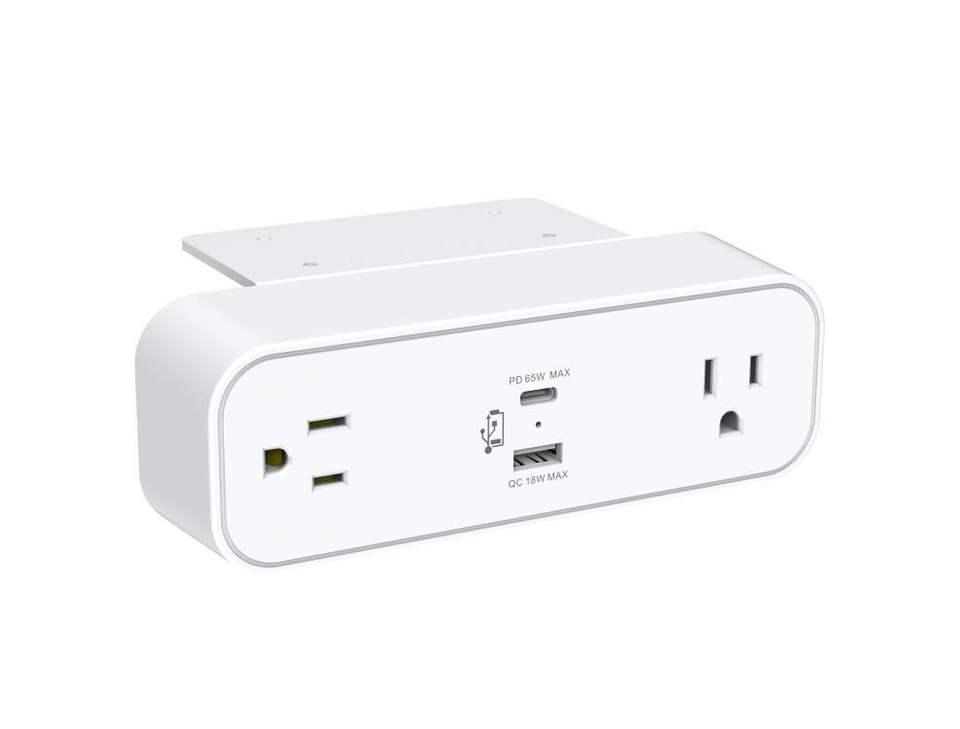 MFS2U6 Regleta de alimentación para escritorio movimiento giratorio