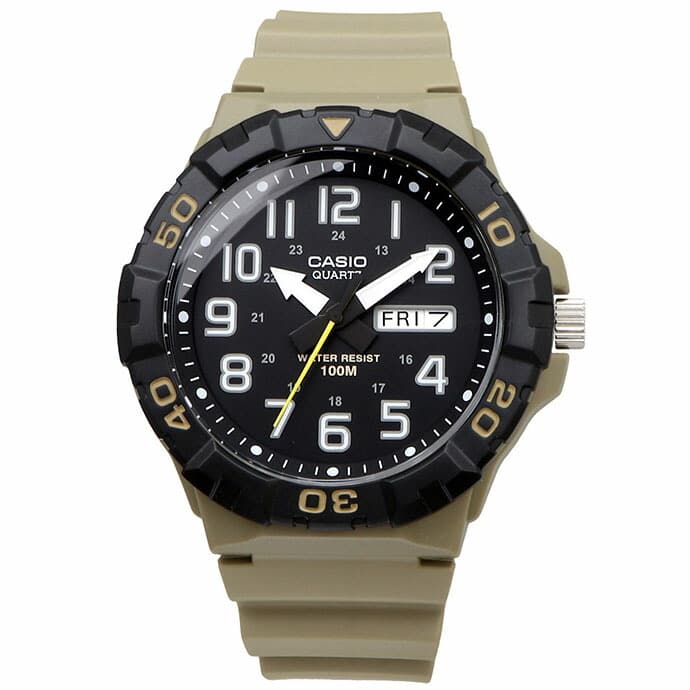 MRW-210 Reloj Casio para Hombre Pulsera de Caucho Análogo