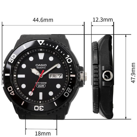 MRW-230H Reloj Casio de hombre pulsera de caucho