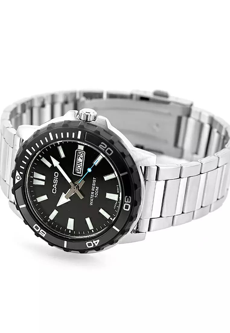 MTD-125D Reloj Casio para Hombre Pulsera de Metal Análogo