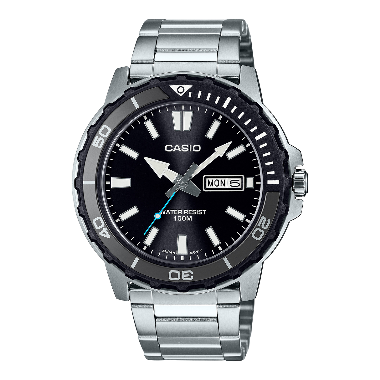 MTD-125D Reloj Casio para Hombre Pulsera de Metal Análogo