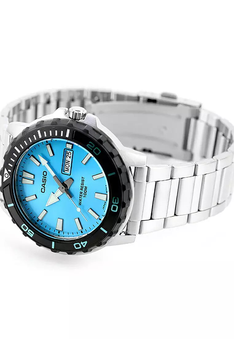 MTD-125D Reloj Casio para Hombre Pulsera de Metal Análogo