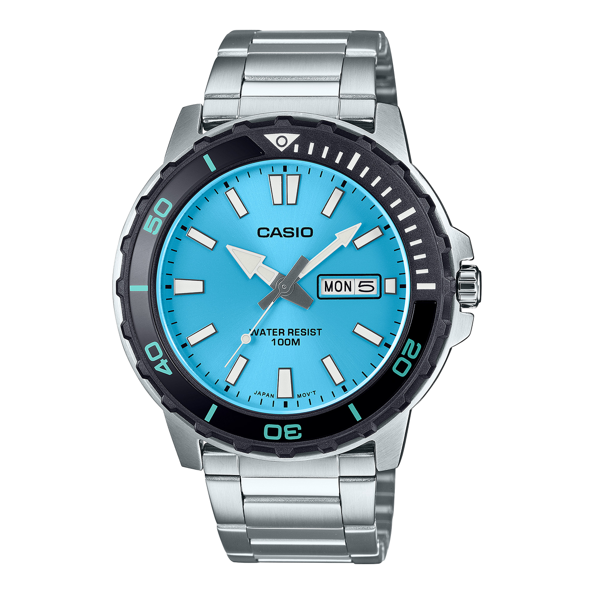 MTD-125D Reloj Casio para Hombre Pulsera de Metal Análogo