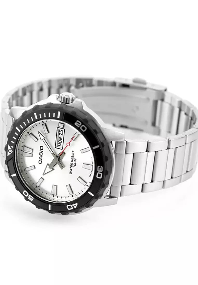 MTD-125D Reloj Casio para Hombre Pulsera de Metal Análogo