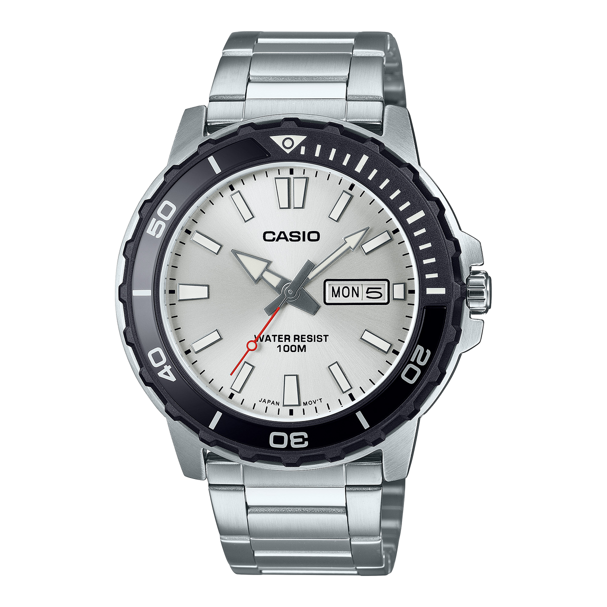 MTD-125D Reloj Casio para Hombre Pulsera de Metal Análogo