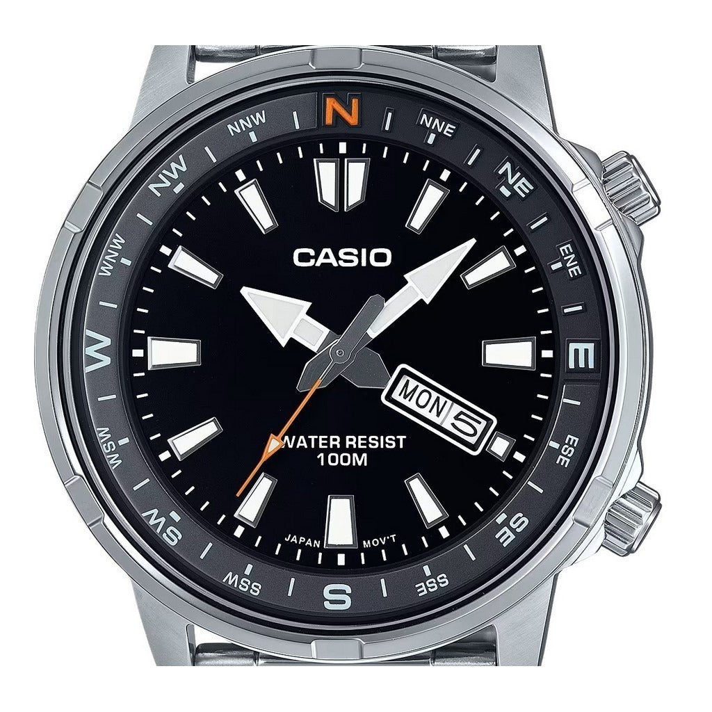 MTD-130 Reloj Casio para Hombre Banda de Metal Análogo