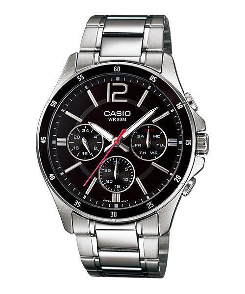 MTP-1374 Reloj Casio para Hombre Pulsera de Acero Inoxidable Análogo