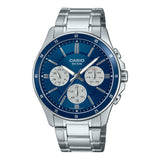 MTP-1374 Reloj Casio para Hombre Pulsera de Acero Inoxidable Análogo