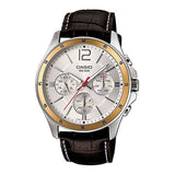 MTP-1374L Reloj Casio para Caballero Pulsera de Piel Análogo